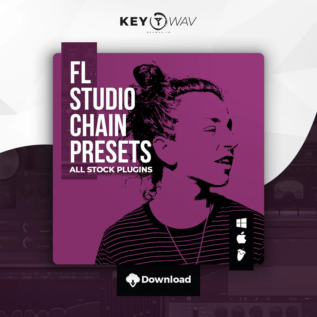 دانلود رایگان پریست میکس وکال/Key WAV Cali FL STUDIO Vocal Chain Preset