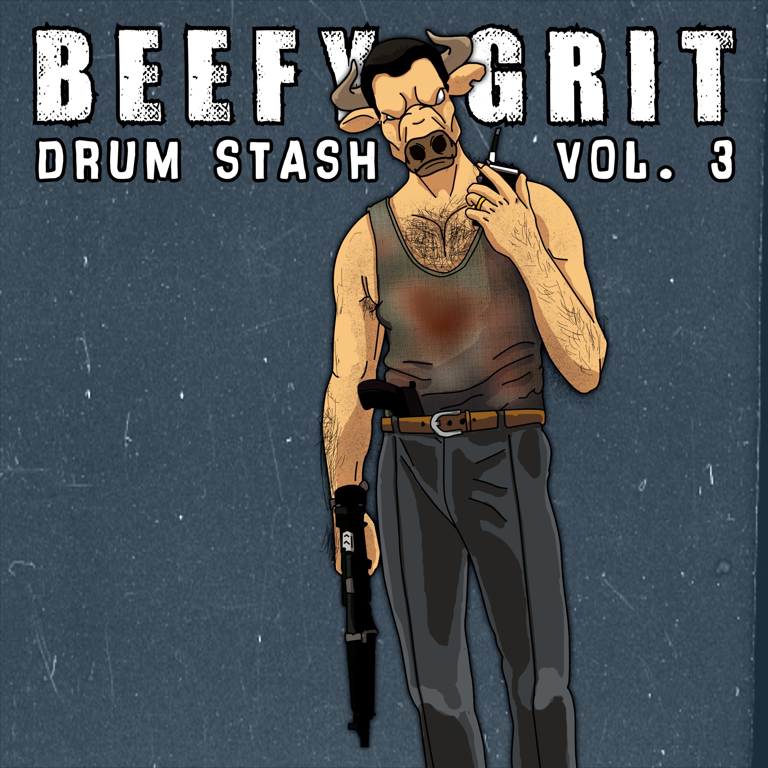 دانلود درام کیت هیپ هاپ / Nonjuror Beefy Grit Drum Stash Vol.3