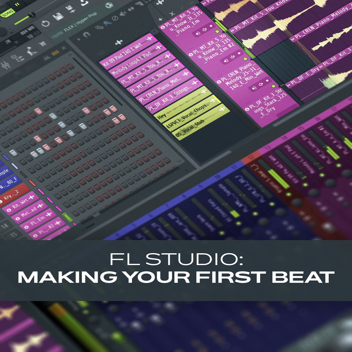 دانلود مجموعه اموزشی ساخت بیت در اف ال استودیو Groove3 FL Studio Making Your First Beat